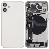 Back Housing W/ Charging Port Flex & Small Parts For iPhone 12 Mini (EU / Global Version) (Pull) (White)