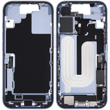 Mid-Frame Housing W/ Charging Port Flex & Small Parts For iPhone 17 (EU / Global Version) (Pull) (Mist Blue)