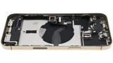 Back Housing W/ Charging Port Flex & Small Parts For iPhone 12 Pro Max (US Version) (Used OEM) (Pull) (Gold)