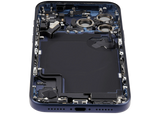 Back Housing W/ Charging Port Flex & Small Parts For iPhone 17 Pro Max (EU / Global Version) (Pull) (Deep Blue)