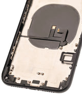 Back Housing W/ Small Components Pre-Installed For iPhone XR (Used OEM) (Pull) (Black)