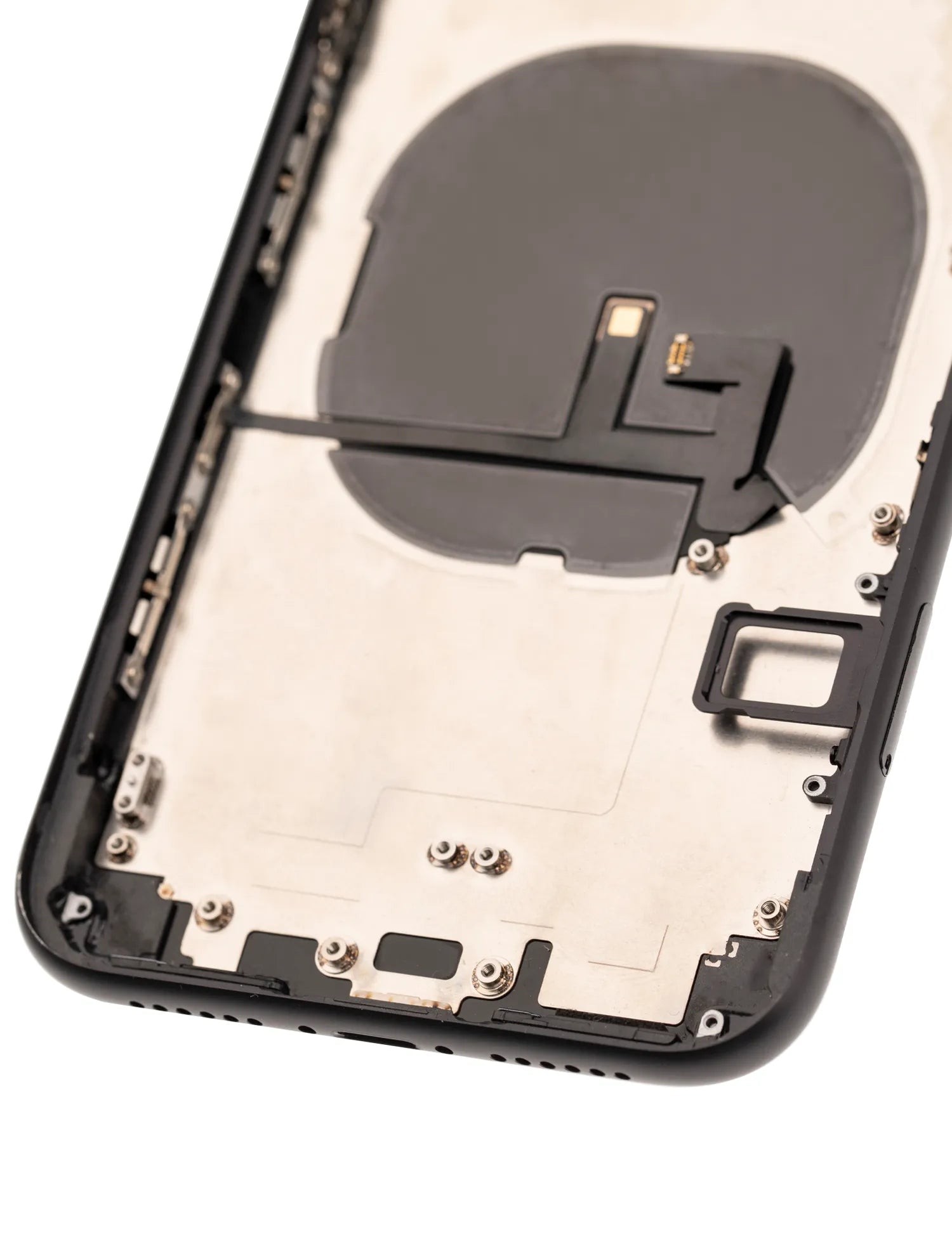 Back Housing W/ Small Components Pre-Installed For iPhone XR (Used OEM) (Pull) (Black)