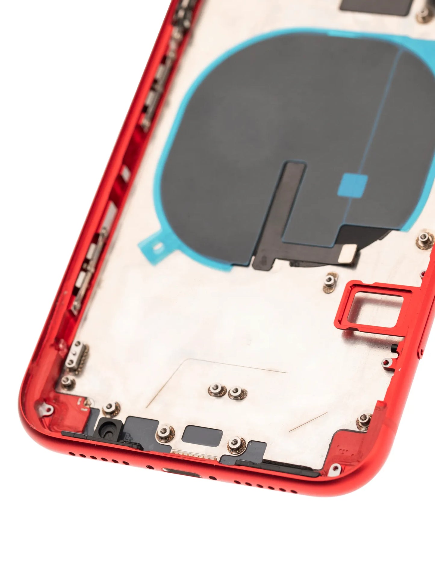 Back Housing W/ Small Components Pre-Installed For iPhone 11 (Used OEM) (Pull) (Red)