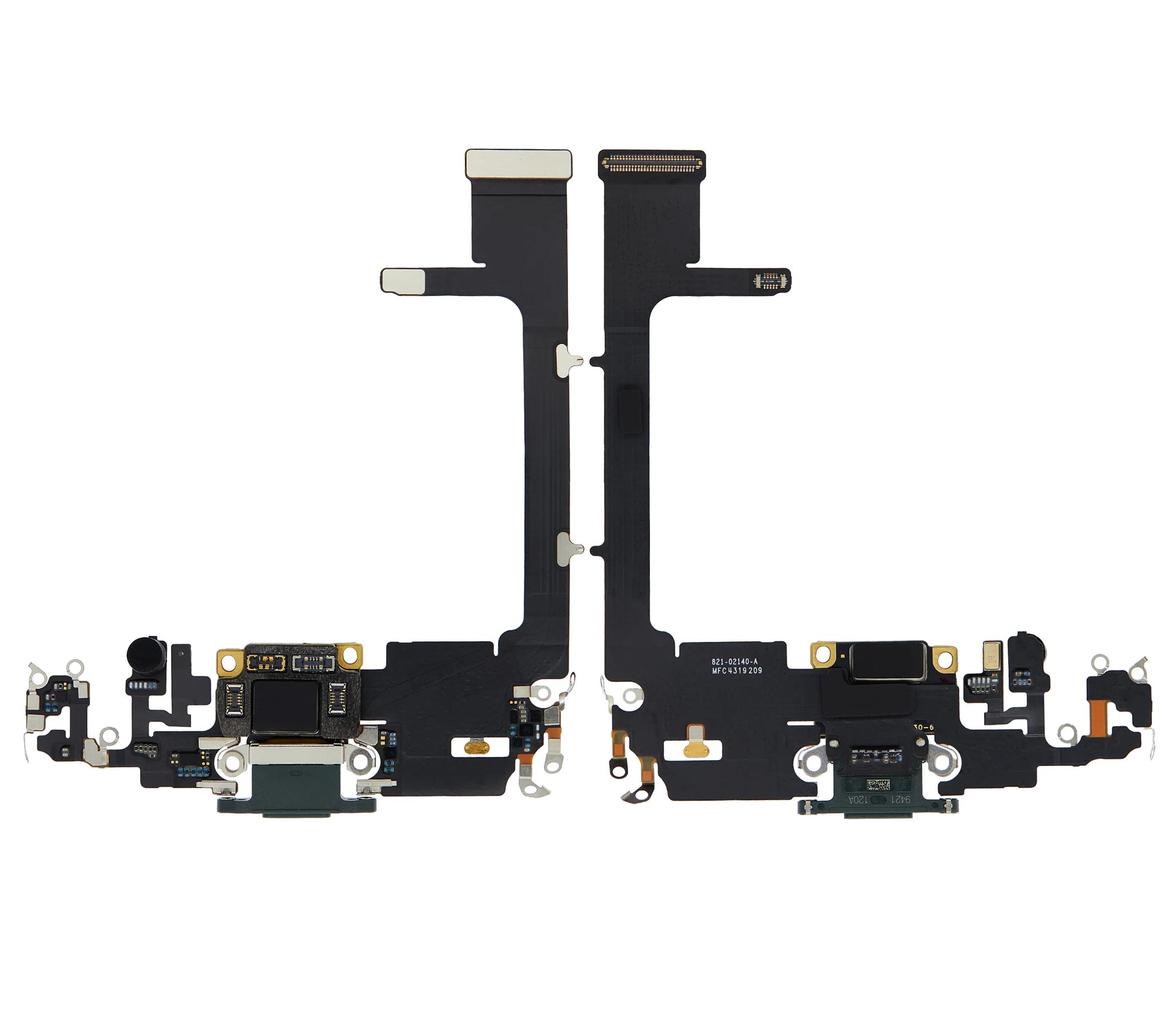 Charging Port Flex Cable With Board For iPhone 11 Pro (Used OEM) (Pull) (Midnight Green)