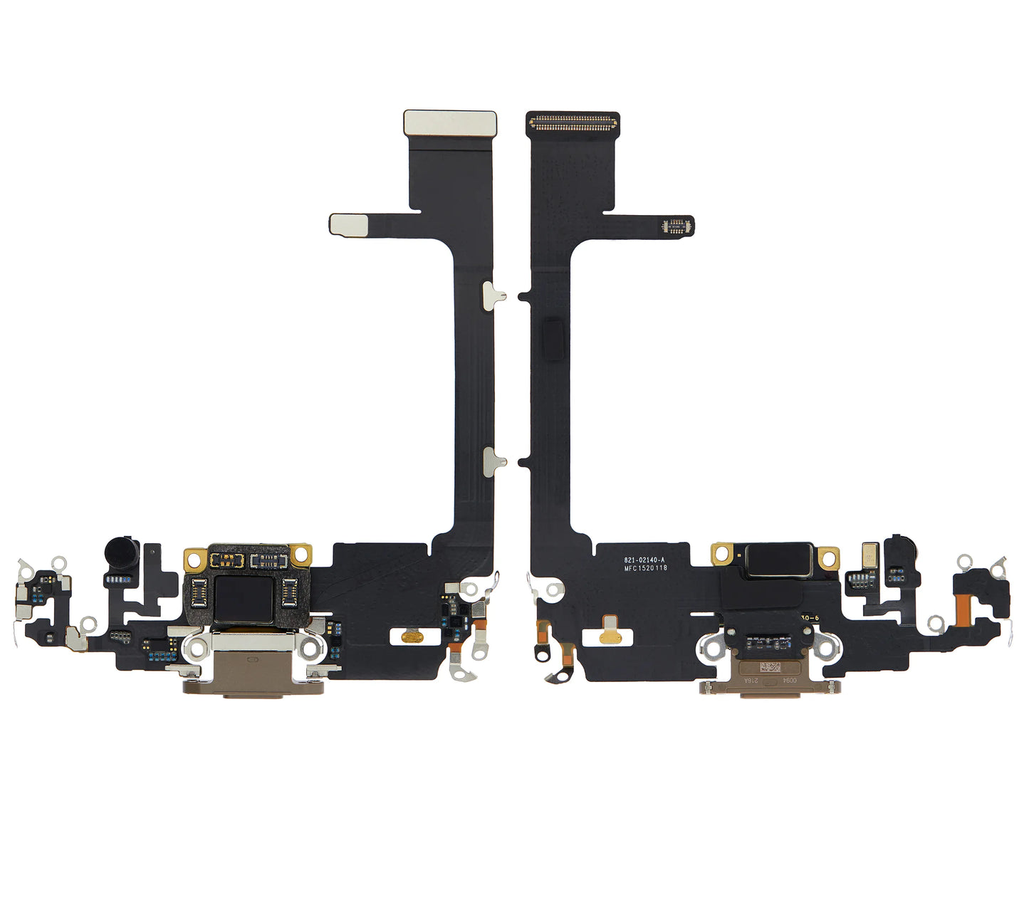 Charging Port Flex Cable With Board For iPhone 11 Pro (Used OEM) (Pull) (Gold)