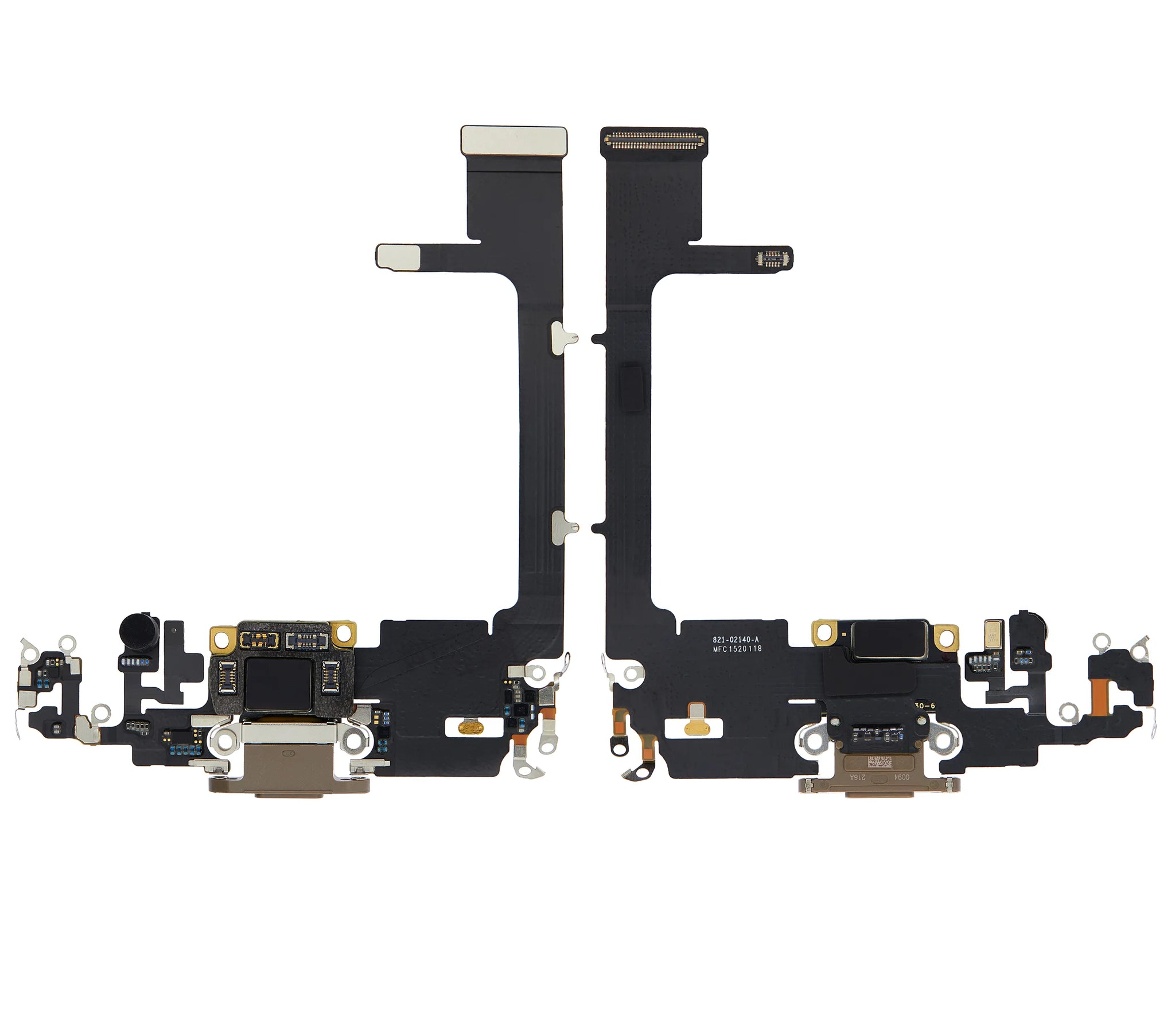 Charging Port Flex Cable With Board For iPhone 11 Pro (Used OEM) (Pull) (Gold)