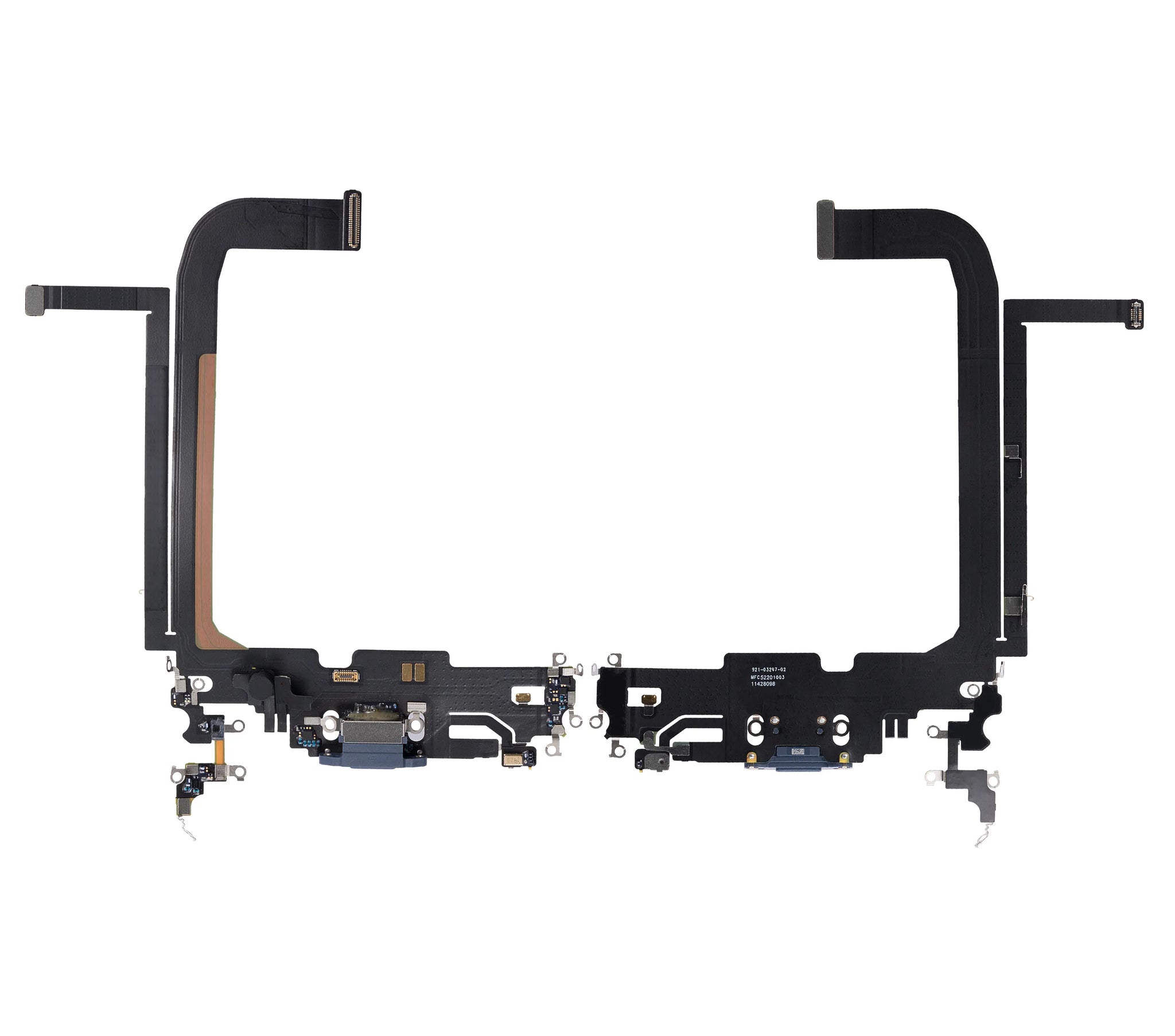 Charging Port Flex Cable For iPhone 13 Pro Max (Pull) (Sierra Blue)