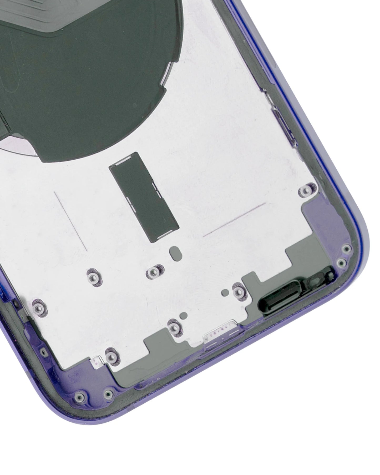 Back Housing W/ Small Parts For iPhone 12 (US Version) (Pull) (Purple)