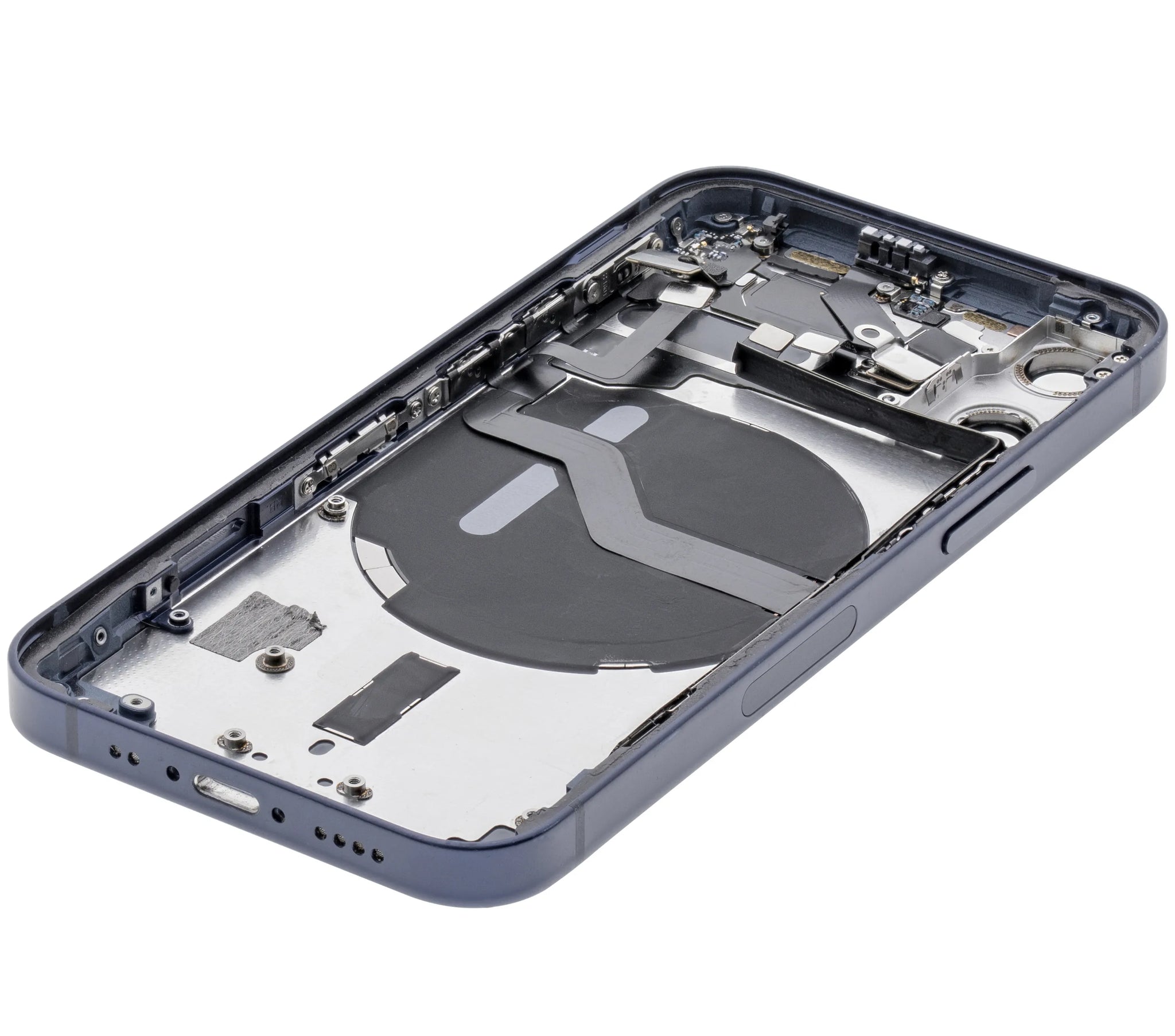 Back Housing W/ Small Parts For iPhone 12 Mini (US Version) (Pull) (Blue)