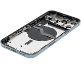 Back Housing W/ Small Parts For iPhone 12 Pro Max (US Version) (Pull) (Pacific Blue)