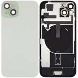 Back Glass w/ MagSafe Magnet & NFC & Flashlight Flex For iPhone 15 Plus (Pull) (Green)