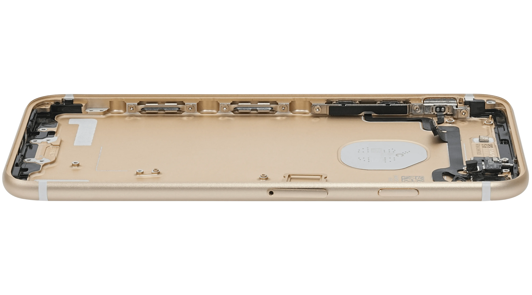 Back Housing W/ Small Components Pre-Installed For iPhone 7 (Pull) (Gold)