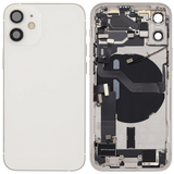 Back Housing W/ Charging Port Flex & Small Parts For iPhone 12 Mini (US Version) (Pull) (White)