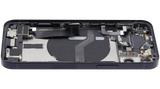 Back Housing W/ Charging Port Flex & Small Parts For iPhone 12 Mini (US Version) (Pull) (Black)