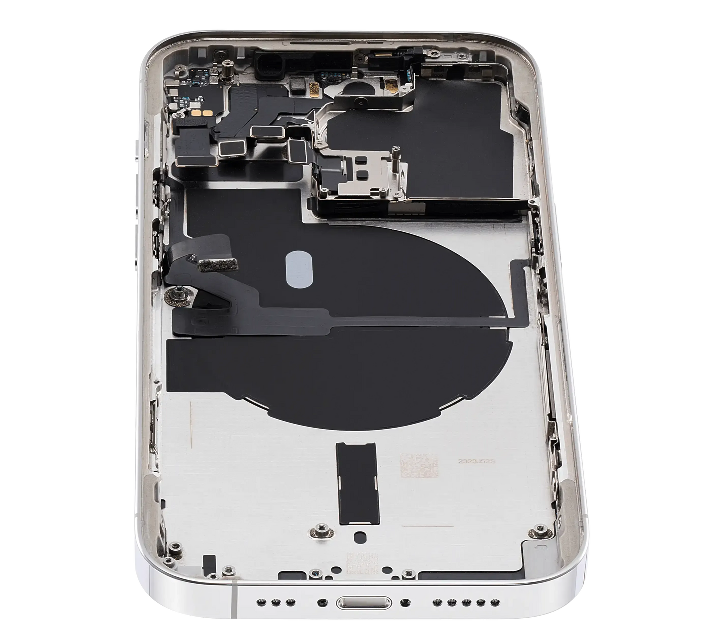Back Housing W/ Small Parts For iPhone 14 Pro (US Version) (Pull) (Silver)