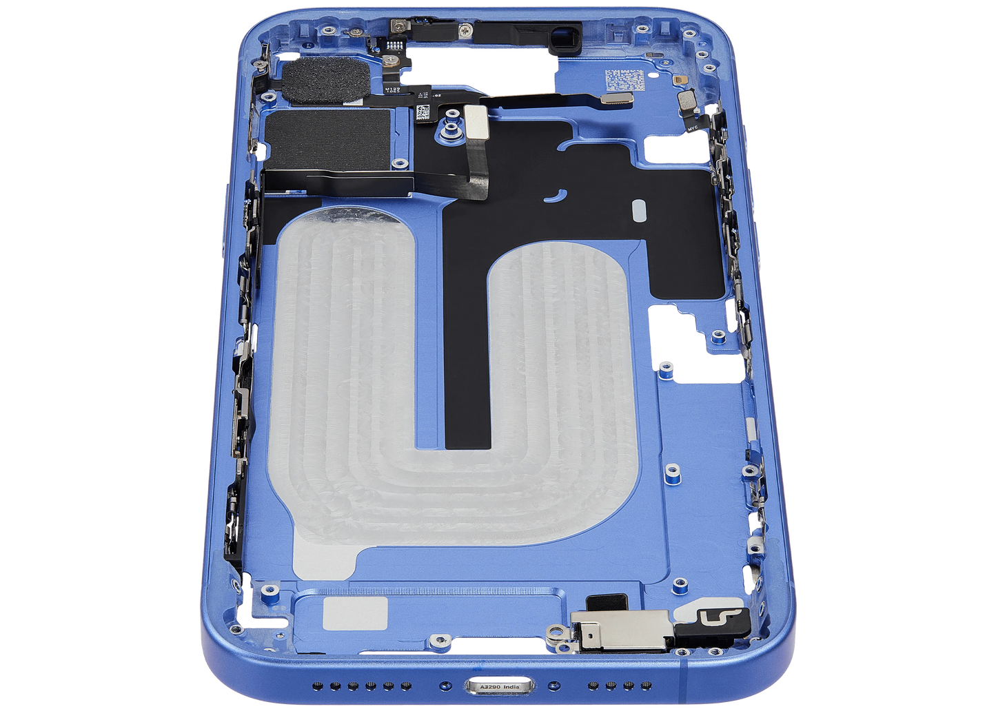 Mid-Frame Housing W/ Small Parts For iPhone 16 Plus (EU / Global Version) (Pull) (Ultramarine)