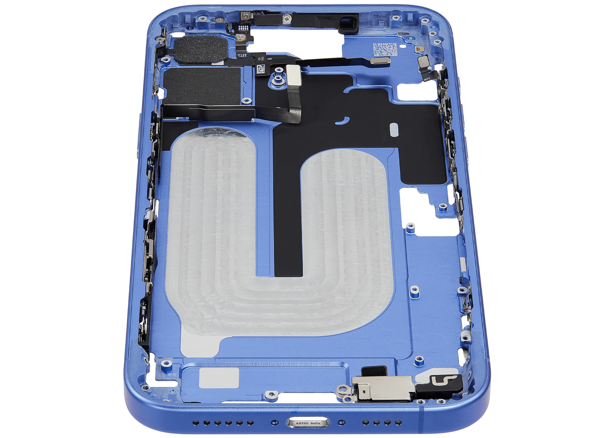 Mid-Frame Housing W/ Small Parts For iPhone 16 Plus (EU / Global Version) (Pull) (Ultramarine)