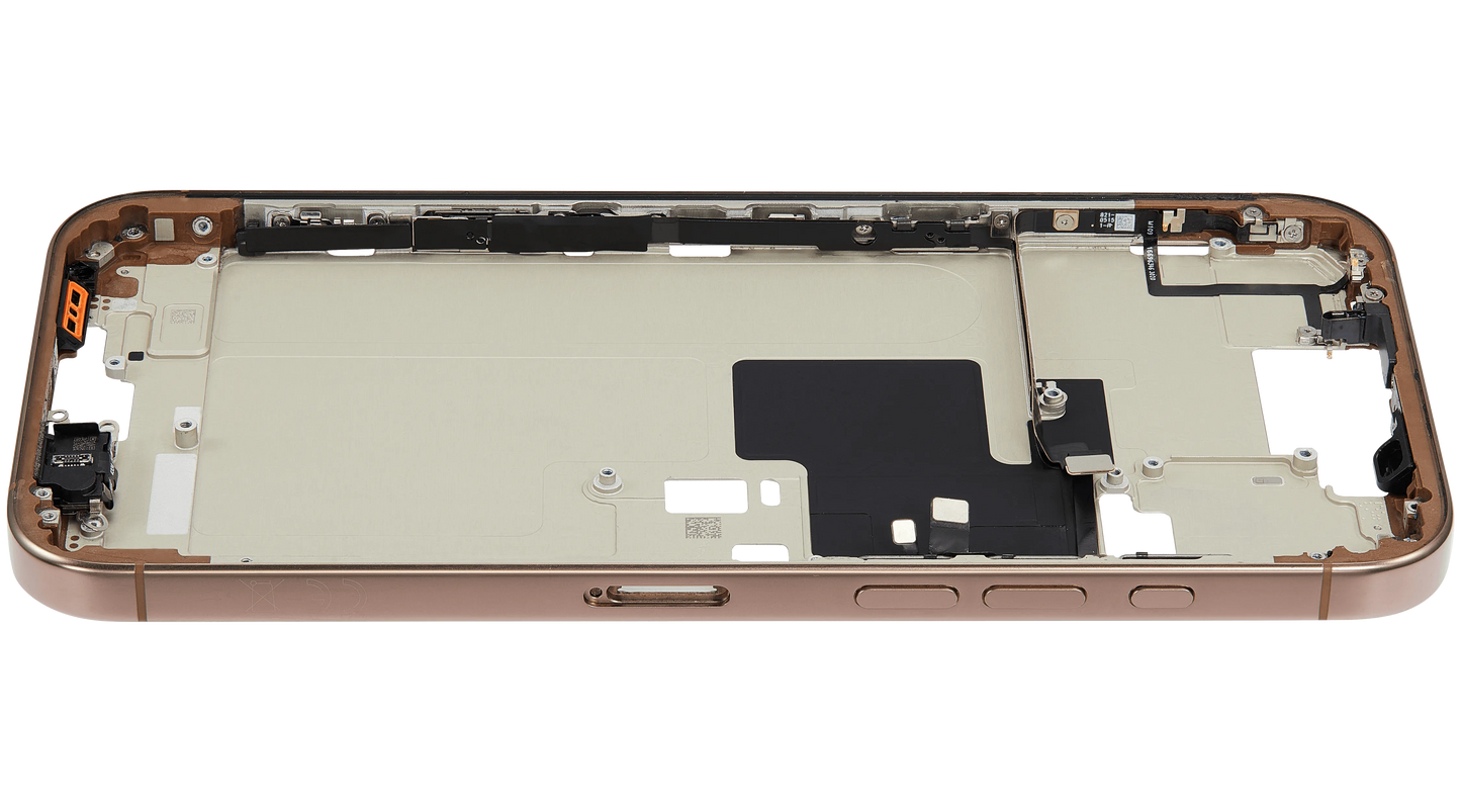 Mid-Frame Housing W/ Small Parts For iPhone 16 Pro Max (EU / Global Version) (Pull) (Desert Titanium)