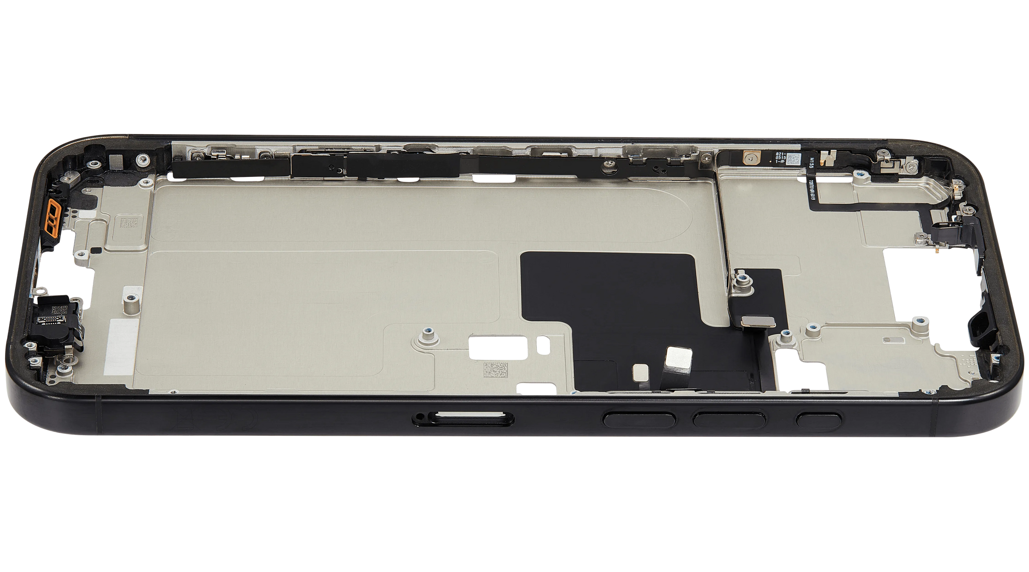 Mid-Frame Housing W/ Small Parts For iPhone 16 Pro Max (EU / Global Version) (Pull) (Black Titanium)