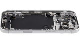 Back Housing W/ Charging Port Flex & Small Parts For iPhone 17 Pro (EU / Global Version) (Pull) (Silver)