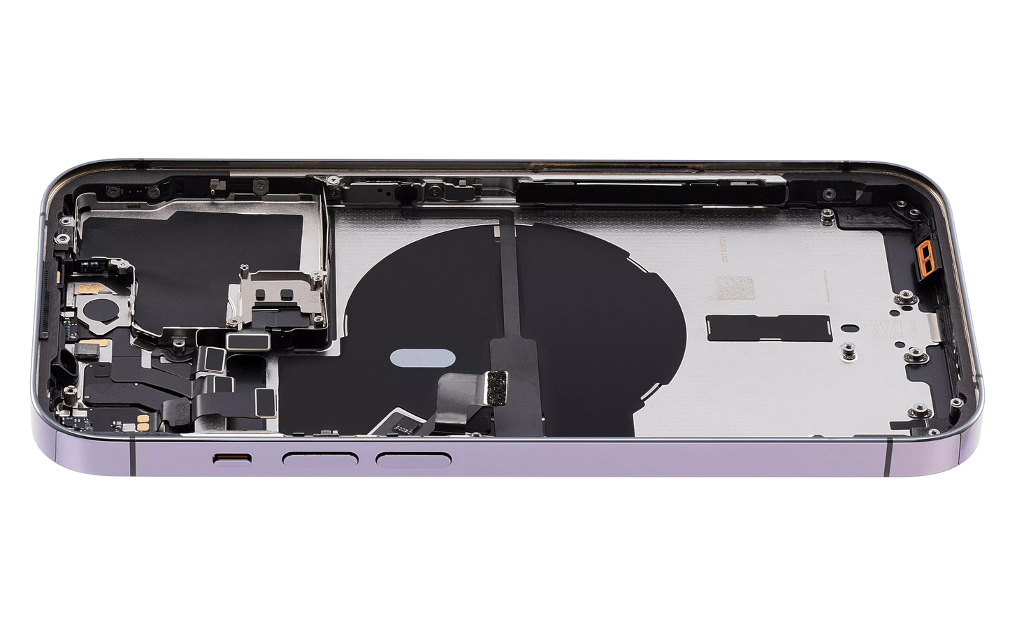 Back Housing W/ Small Parts For iPhone 14 Pro (US Version) (Pull) (Deep Purple)