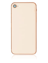 Back Housing W/ Small Components Pre-Installed For iPhone 8 (Pull) (Gold)