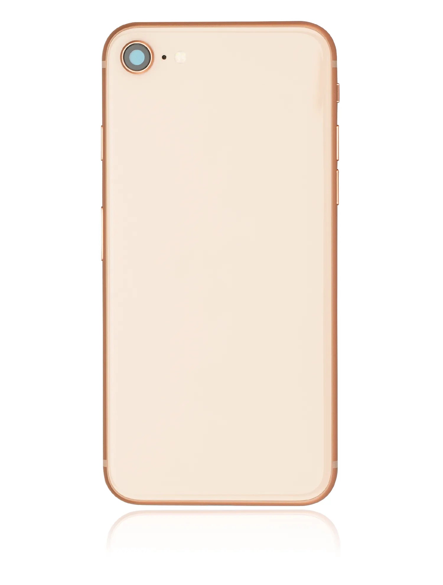 Back Housing W/ Small Components Pre-Installed For iPhone 8 (Pull) (Gold)