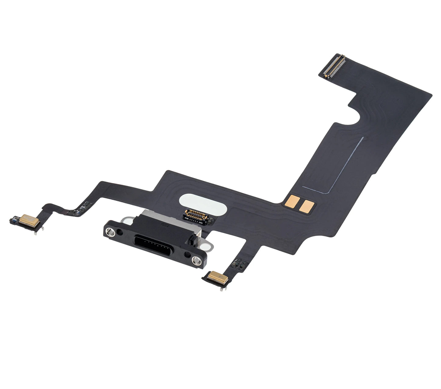 Charging Port Flex Cable For iPhone XR (Pull) (Black)