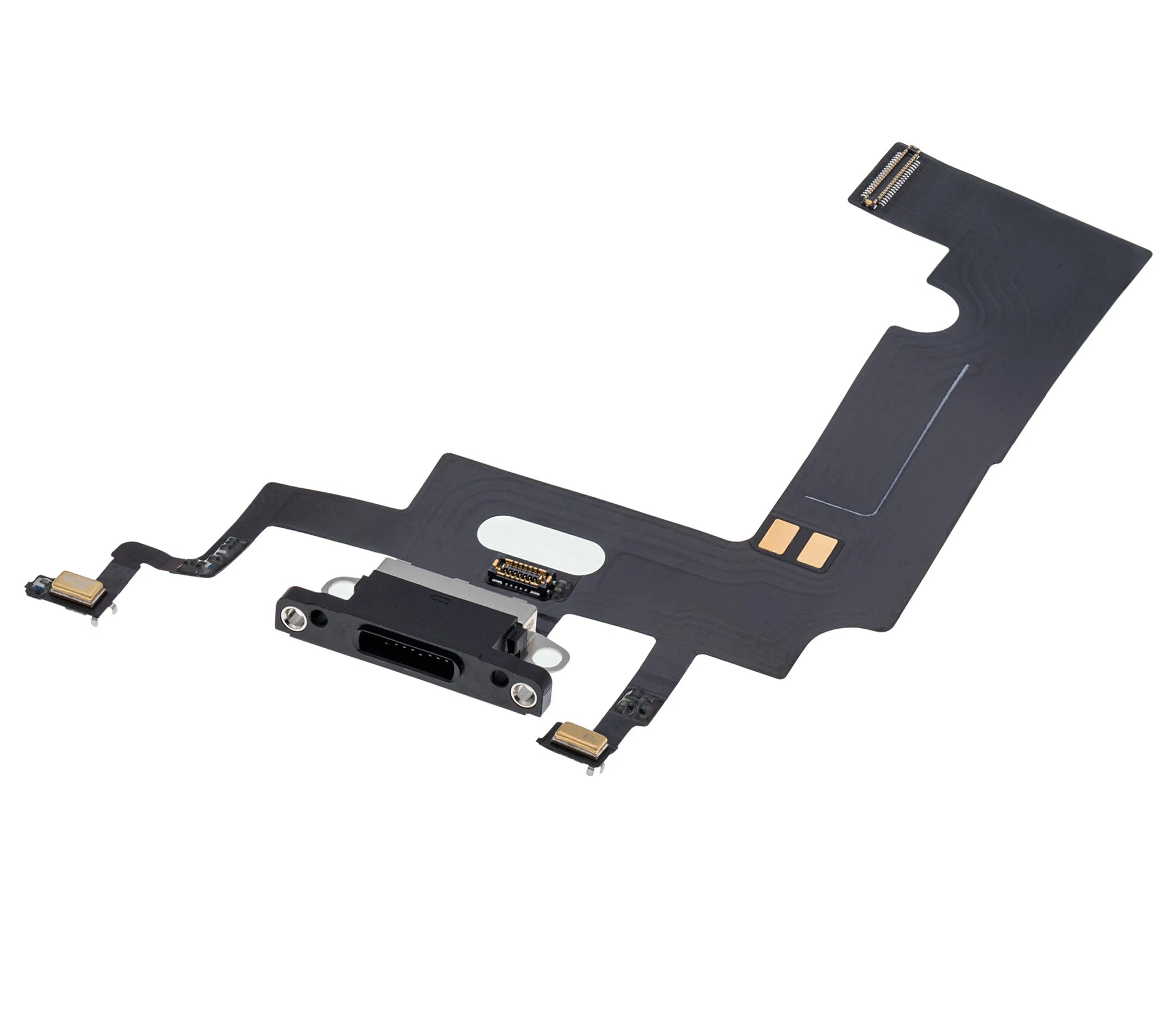 Charging Port Flex Cable For iPhone XR (Pull) (Black)