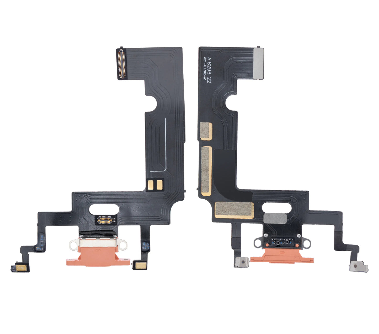 Charging Port Flex Cable For iPhone XR (Pull) (Coral)