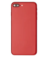 Back Housing W/ Small Components Pre-Installed For iPhone 8 Plus (Used OEM) (Pull) (Red)