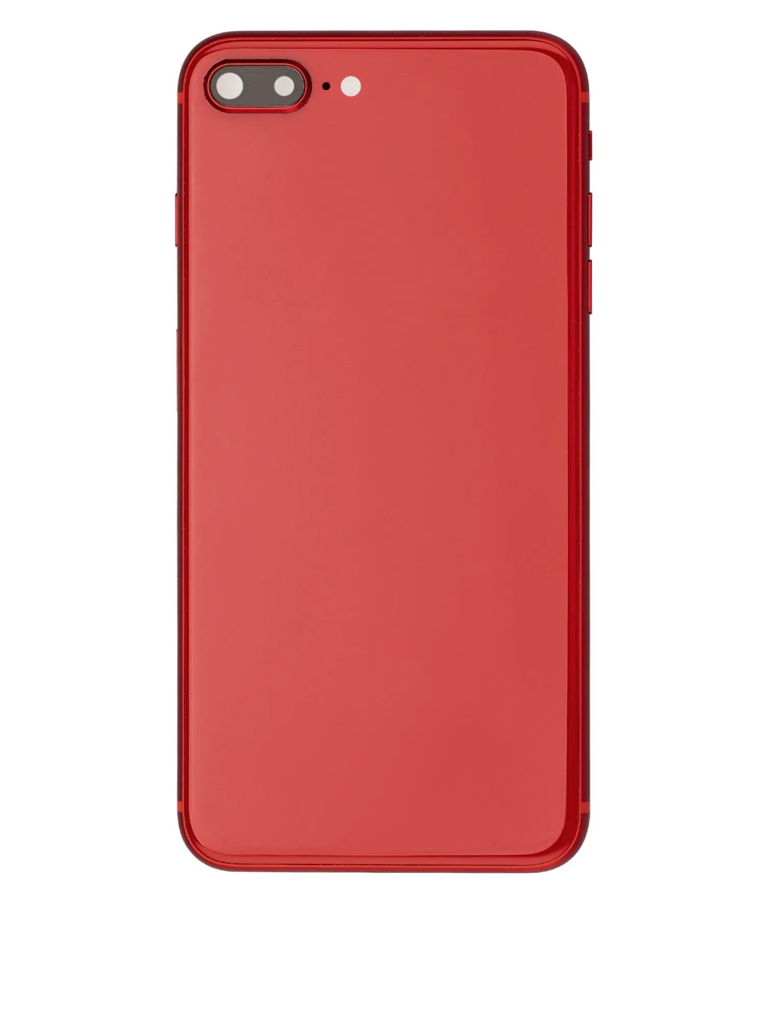 Back Housing W/ Small Components Pre-Installed For iPhone 8 Plus (Used OEM) (Pull) (Red)
