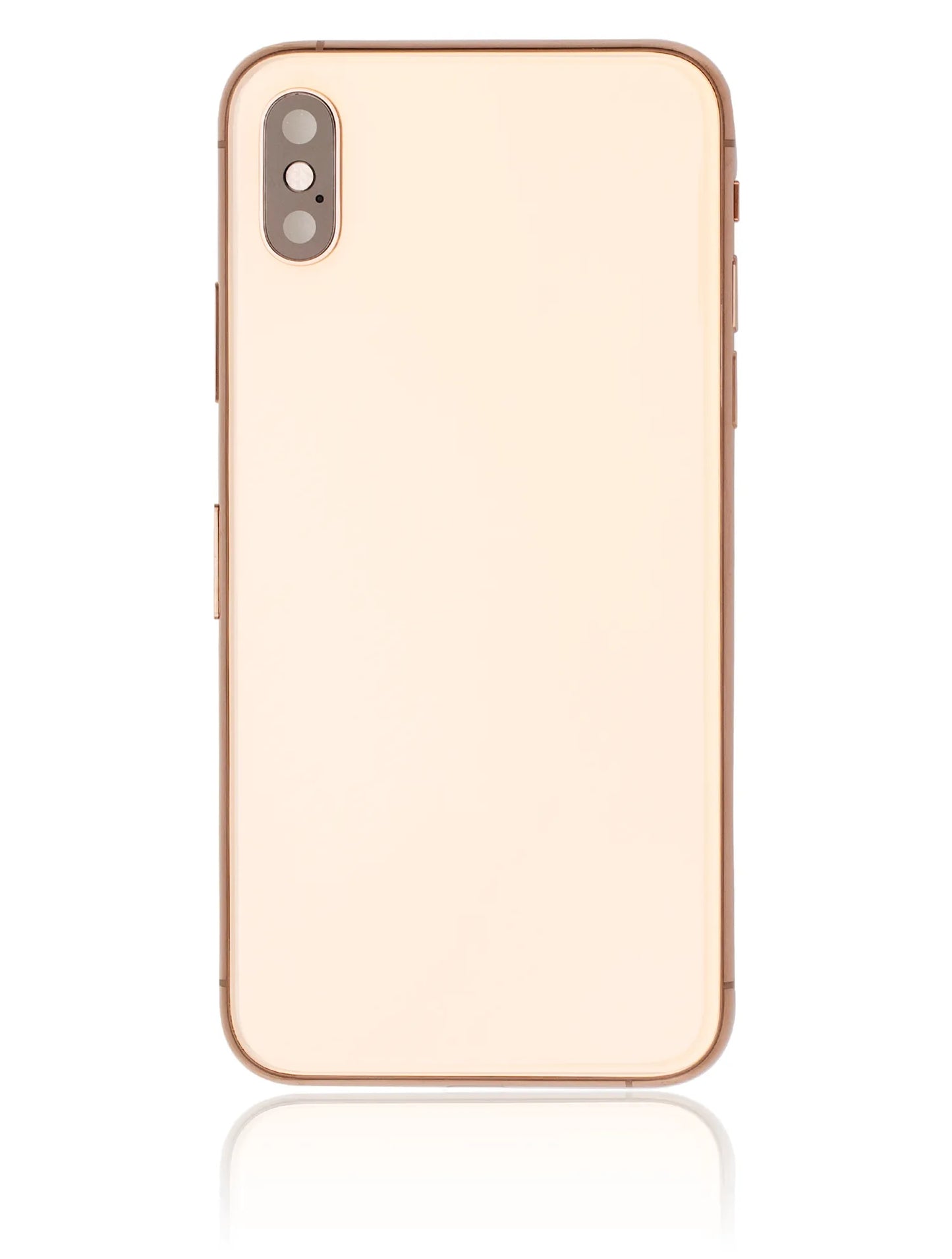 Back Housing W/ Small Components Pre-Installed For iPhone XS (Used OEM) (Pull) (Gold)