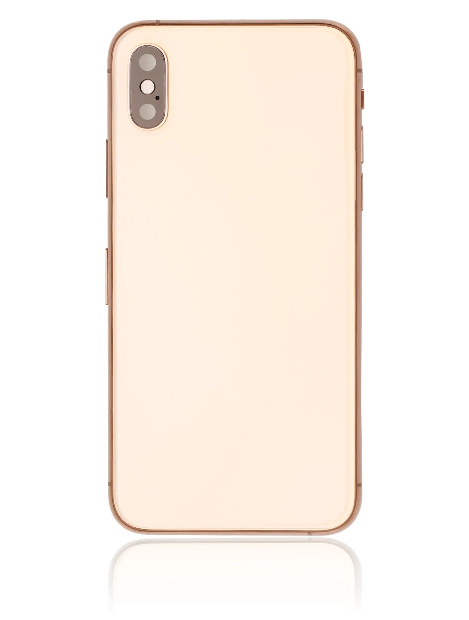Back Housing W/ Small Components Pre-Installed For iPhone XS (Used OEM) (Pull) (Gold)