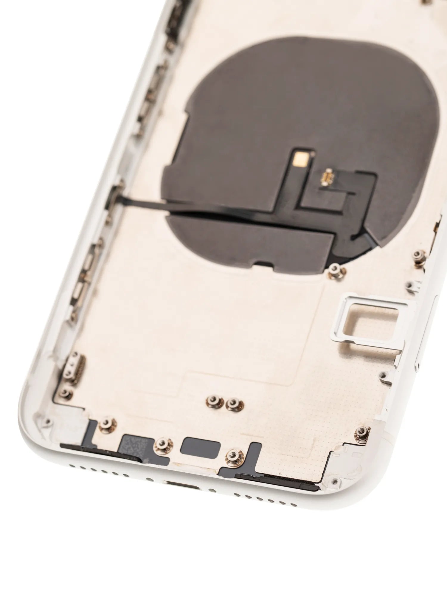 Back Housing W/ Small Components Pre-Installed For iPhone XR (Used OEM) (Pull) (White)