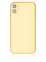 Back Housing W/ Small Components Pre-Installed For iPhone 11 (Used OEM) (Pull) (Yellow)