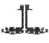 Charging Port Flex Cable With Board For iPhone 11 Pro Max (Used OEM) (Pull) (Gold)