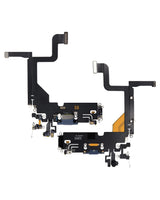 Charging Port Flex Cable For iPhone 13 Pro (Pull) (Gold)