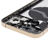 Back Housing W/ Small Parts For iPhone 12 Pro Max (EU / Global Version) (Pull) (Gold)