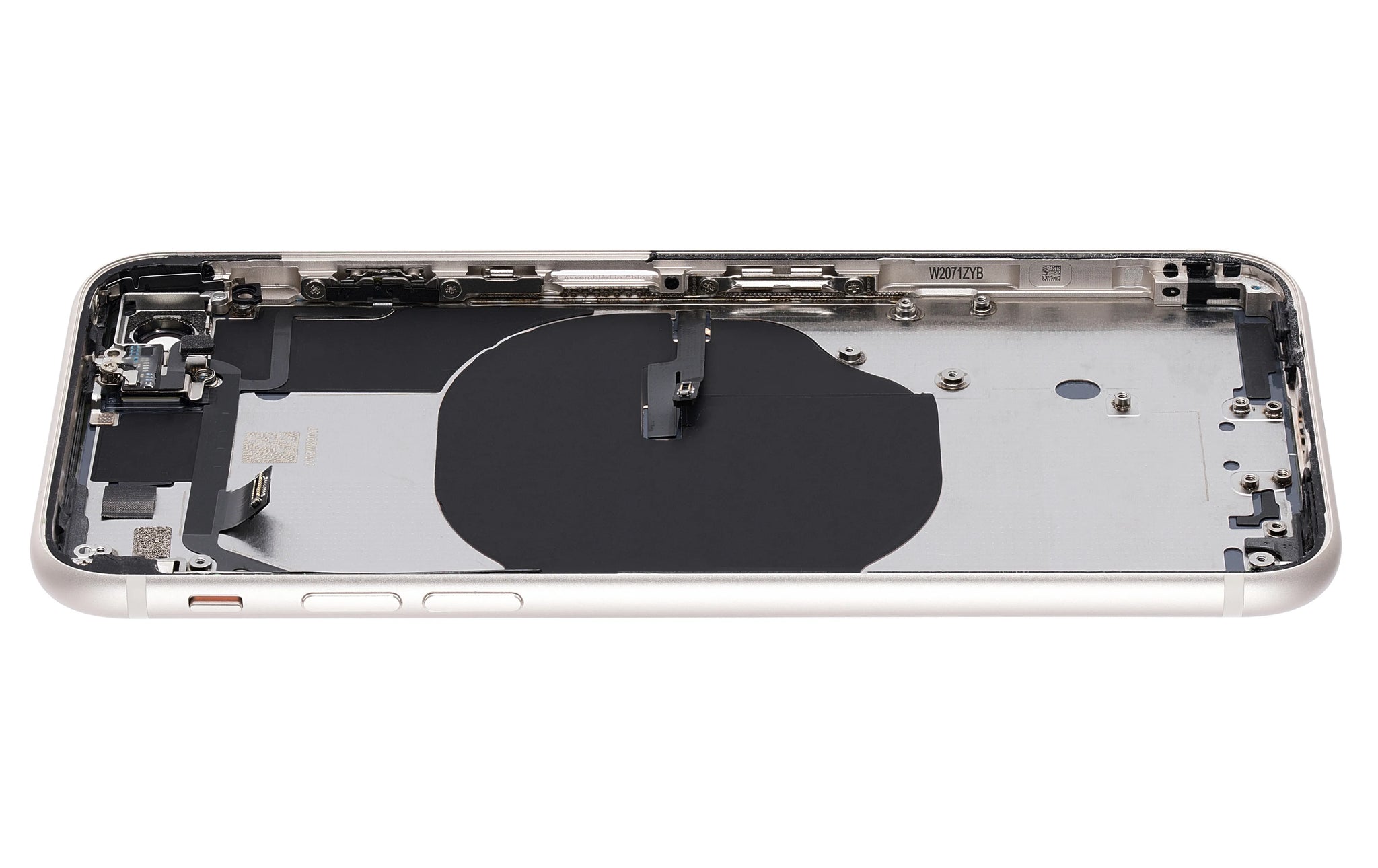 Back Housing W/ Small Components Pre-Installed For iPhone SE (2022) (Pull) (Starlight)