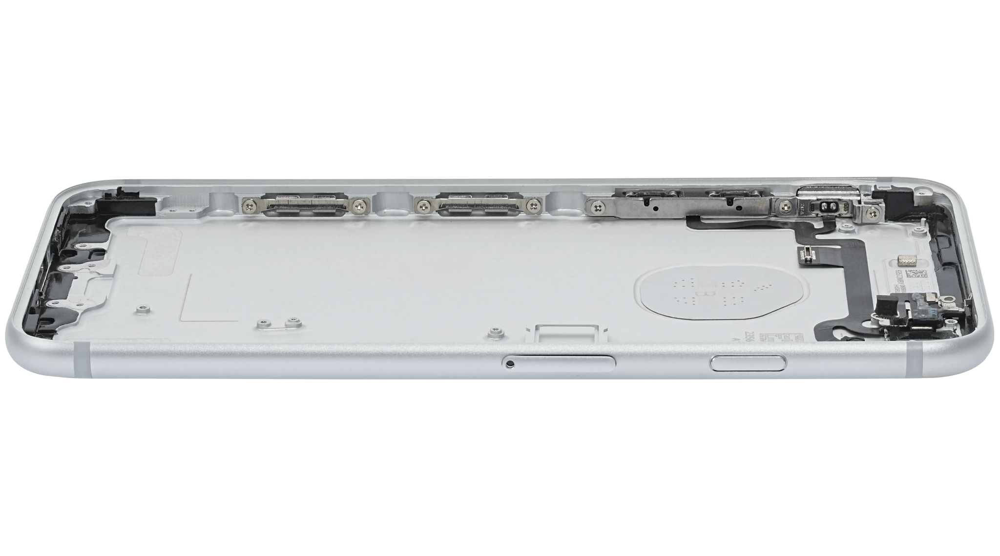 Back Housing W/ Small Components Pre-Installed For iPhone 7 (Pull) (Silver)