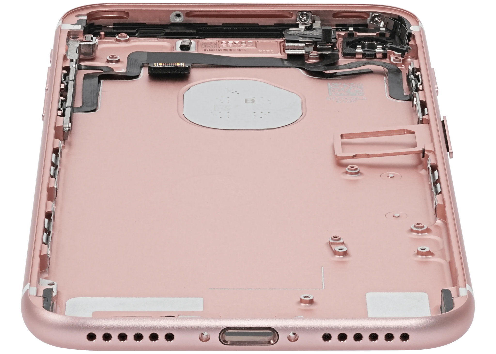 Back Housing W/ Small Components Pre-Installed For iPhone 7 (Pull) (Rose Gold)