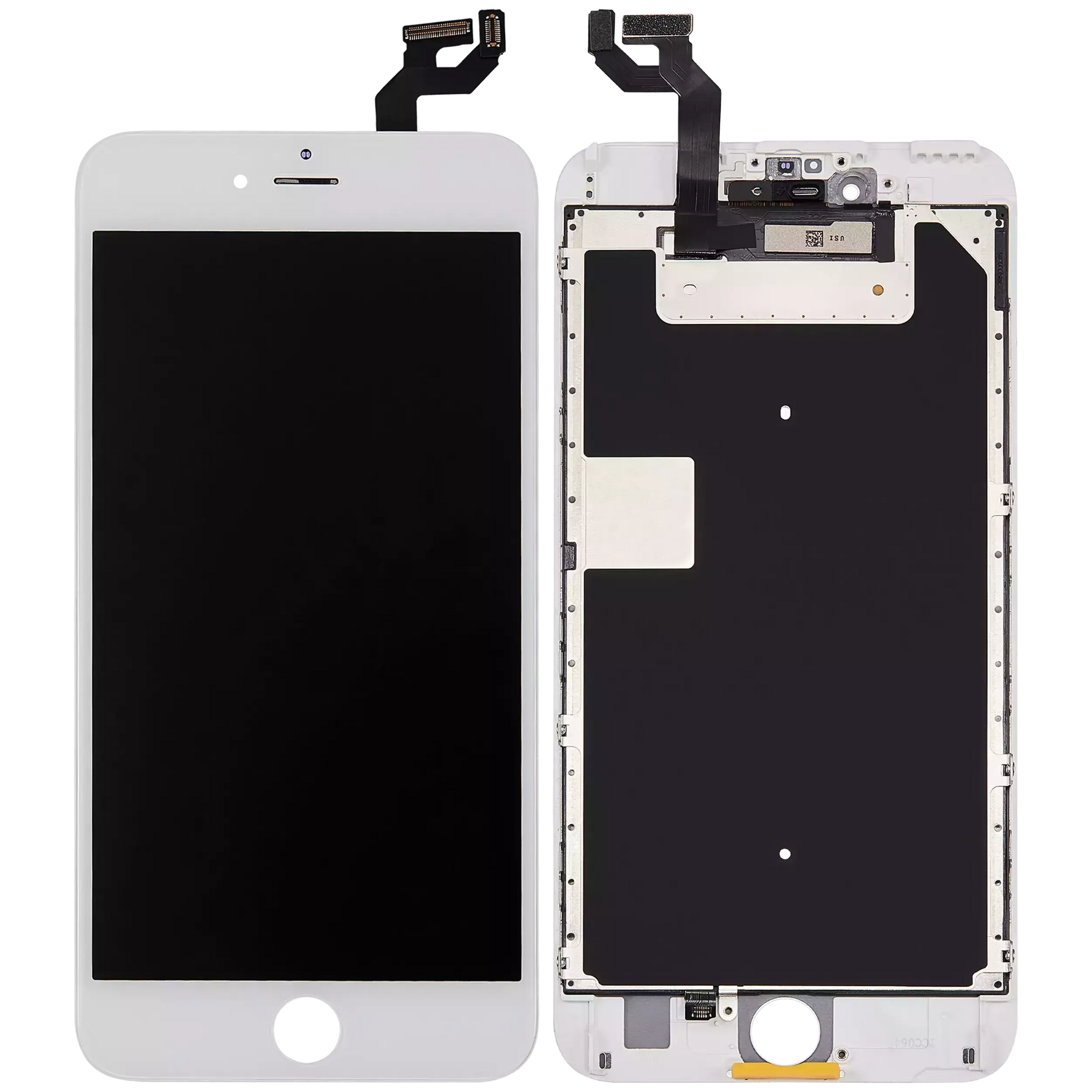 LCD Assembly With Steel Plate For iPhone 6S Plus (Incell) (White)