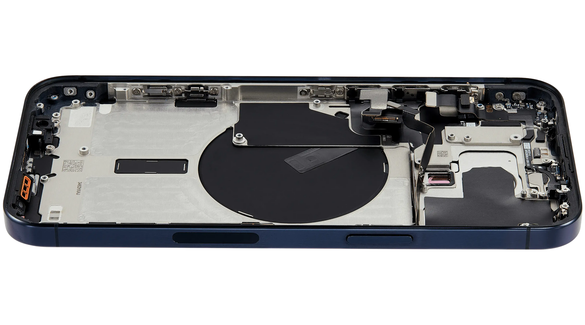 Back Housing W/ Small Parts For iPhone 15 Pro Max (US Version) (Pull) (Blue Titanium)