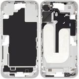 Mid-Frame Housing W/ Small Parts For iPhone 16 Plus (US Version) (Pull) (White)