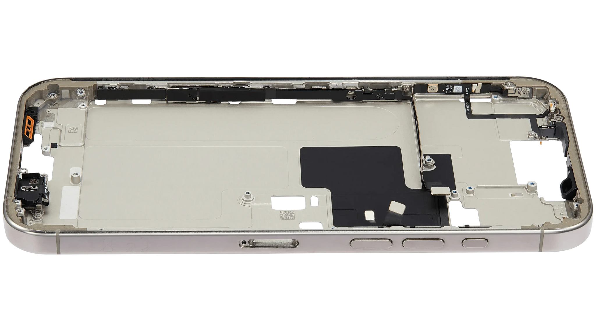 Mid-Frame Housing W/ Small Parts For iPhone 16 Pro Max (EU / Global Version) (Pull) (Natural Titanium)