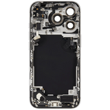 Back Housing W/ Charging Port Flex & Small Parts Compatible For iPhone 17 Pro (US Version) (Pull) (Silver)