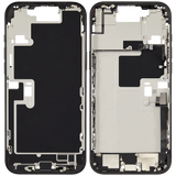 Mid-Frame Housing W/ Charging Port Flex & Small Parts For iPhone 16 Pro Max (EU / Global Version) (Pull) (Black Titanium)