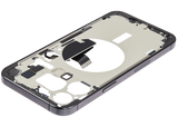 Mid-Frame Housing W/ Charging Port Flex & Small Parts For iPhone 15 Pro Max (US Version) (Pull) (Black Titanium)
