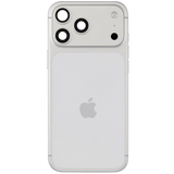Back Housing W/ Charging Port Flex & Small Parts For iPhone 17 Pro Max (EU / Global Version) (Pull) (Silver)